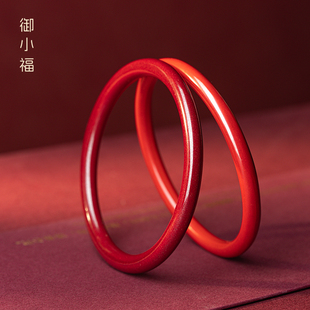 湘西高含量朱砂手镯女款叮当镯子紫金砂帝王砂首饰品本命年礼物