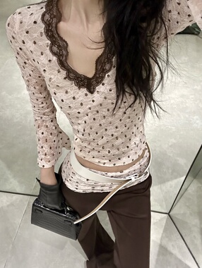 ISGRX 玫瑰之约原创设计气质老钱风套装春夏休闲波点千金风纯欲