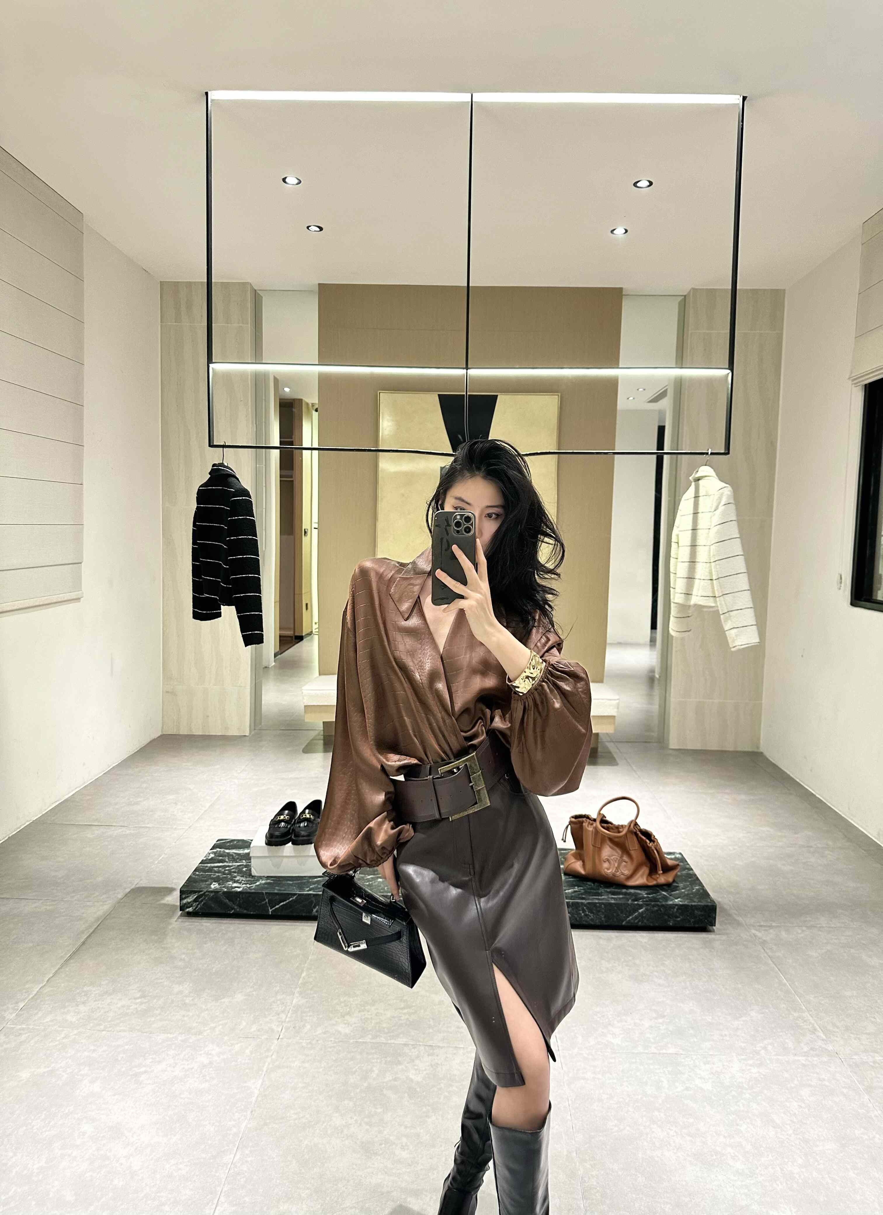 ISGRX  羽翼原创设计咖啡色皮短裙时尚休闲气质高雅辣妹御姐老钱,女装/女士精品,连衣裙,淘宝优惠券,粉丝福利购,淘宝优惠卷