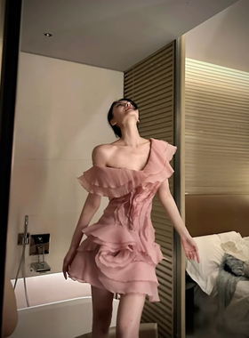 ISGRX 灯火阑珊越南品牌datt 连衣裙氛围感气质甜美千金风生日裙