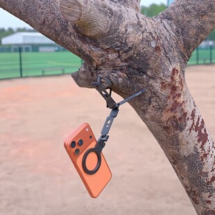 轻松拍摄！户外登山扣磁吸手机vlog支架拍摄神器三脚架子手机支架