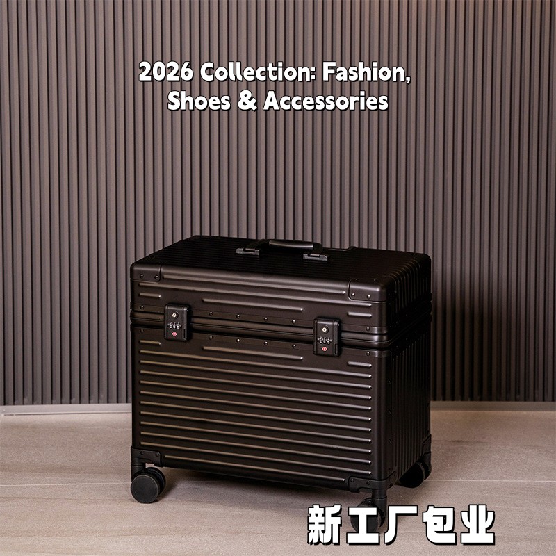 德国全铝镁合金摄影拉杆箱上翻盖20寸相机箱机长箱男登机行李SE54