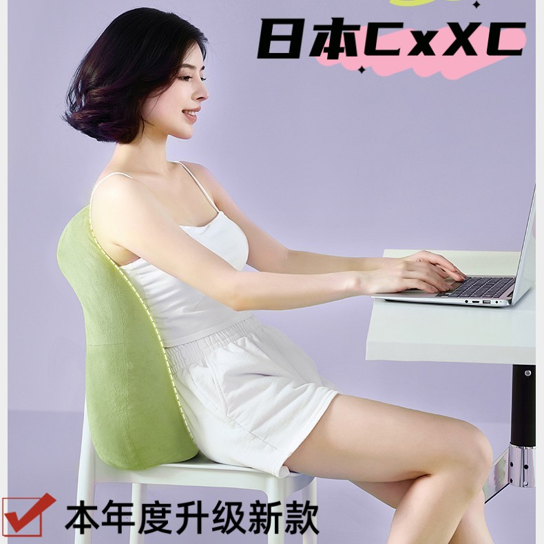 同款 可当成腰垫使用的柔软靠垫可拆洗抱枕腰托靠枕腰靠E02