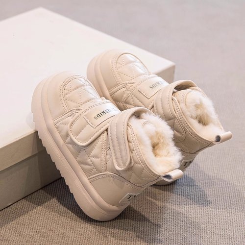 雪越大越保暖女童加绒加厚雪地靴