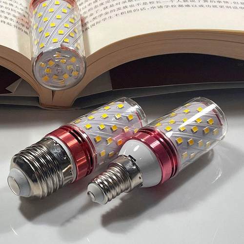 led灯泡螺丝罗口超亮筒灯嵌入灯炮适用恒大吊灯客厅水晶暖光小头