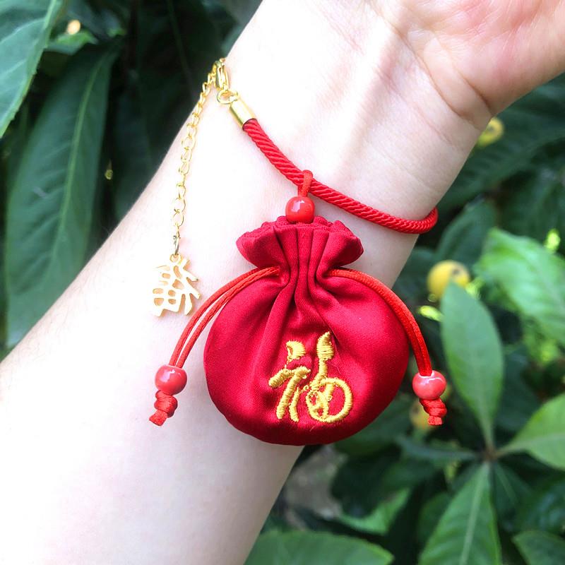 端午节宝宝荷包香囊香包 挂脖子的平安福袋 防蚊虫叮咬小婴儿香袋