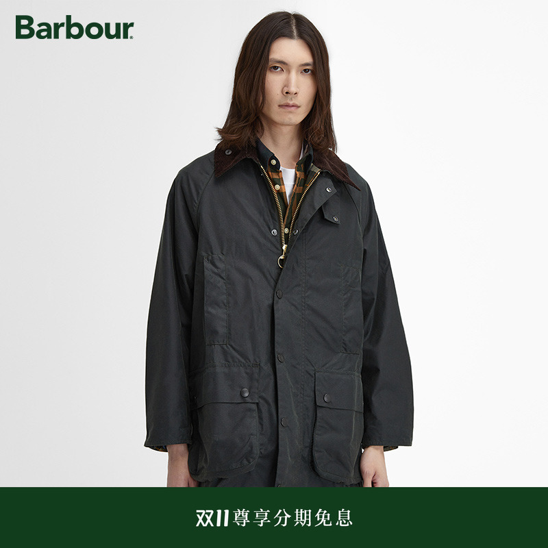 Barbour OS Beaufort男女同款宽松油蜡夹克