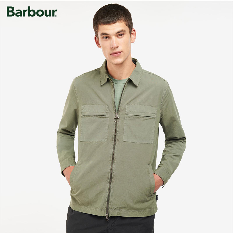 barbour tollgate男士春夏英伦风衬衫口袋外套