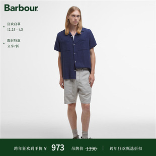 裤 Barbour Blend男士 Linen Natural