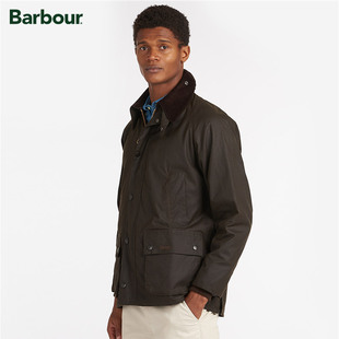 四季 Barbour Bedale男士 阔身格纹里涂蜡油蜡夹克 Classic 纯棉经典