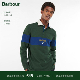POLO 春夏英伦校园风长袖 Barbour Churchill男士