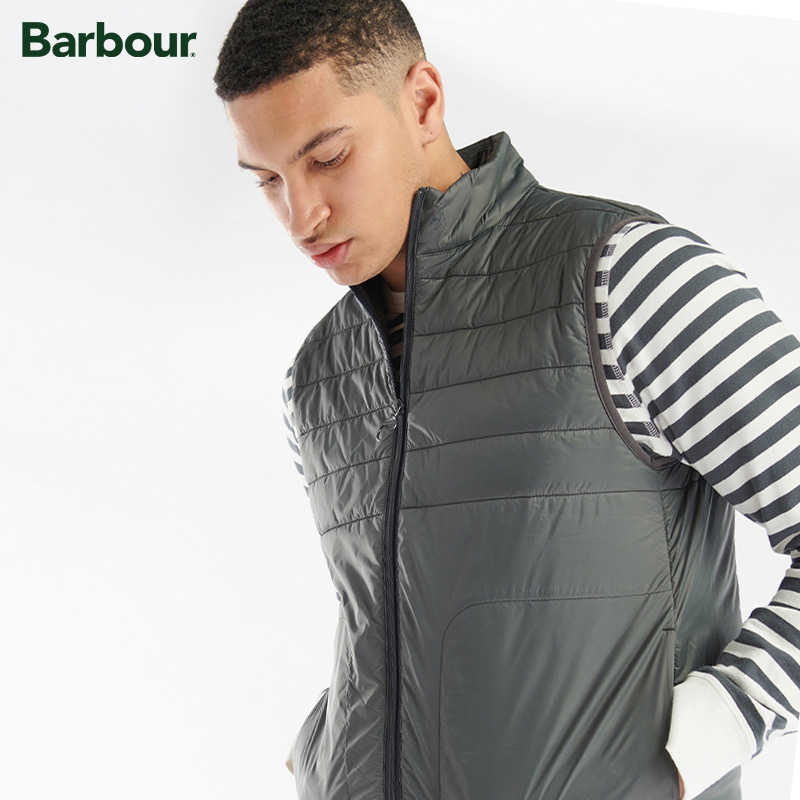 Barbour Summer男士早春户外保暖背心马甲-封面