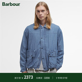 男士 Barbour Casual Chambray 无蜡夹克 Durham