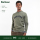 Barbour Debson男士 秋冬格纹Logo卫衣