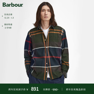 宽松格纹衬衫 Barbour Tartan男士 Renford