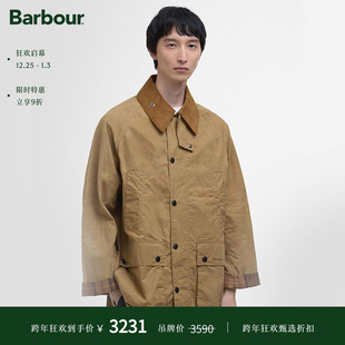 Cotton男女同款 Bedale 宽松无蜡夹克 Barbour