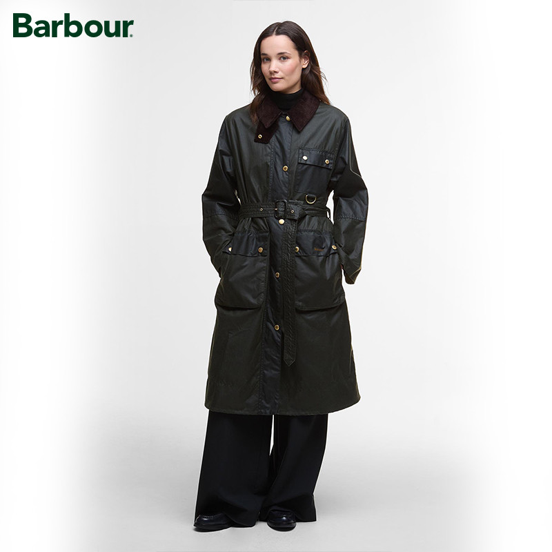 Barbour Milda 女士长款油蜡夹克,男装,Polo衫,淘宝优惠券,粉丝福利购,淘宝优惠卷