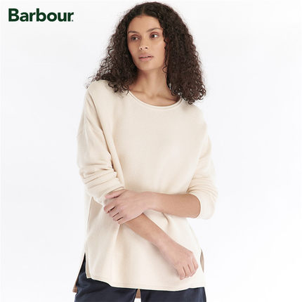 Barbour Mariner女士早春纯棉保暖针织卫衣