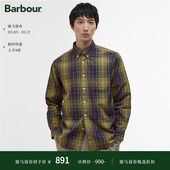 Taggon 衬衫 Tartan Fit Barbour 宽松格子长袖 男士