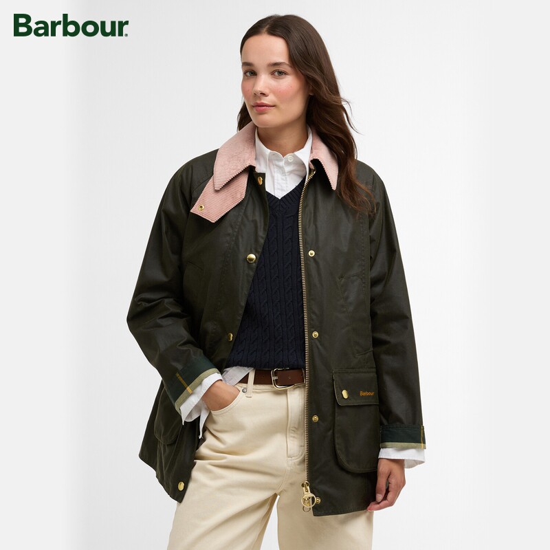Barbour女士油蜡夹克图片