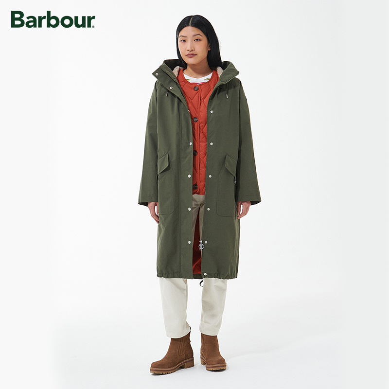 Barbour中长款内胆夹克