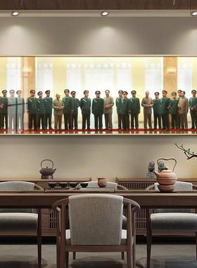 开国十大c元帅挂画将军画像装饰画客厅沙发背景办公室书房挂画