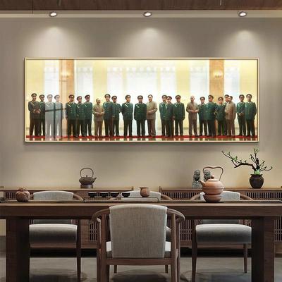 开国十大c元帅挂画将军画像装饰画客厅沙发背景办公室书房挂画