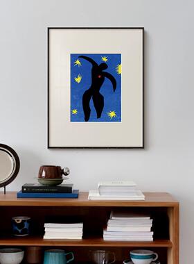 《星空之舞》马蒂斯抽象艺术挂画法国包豪斯中世纪风格客厅壁龛装