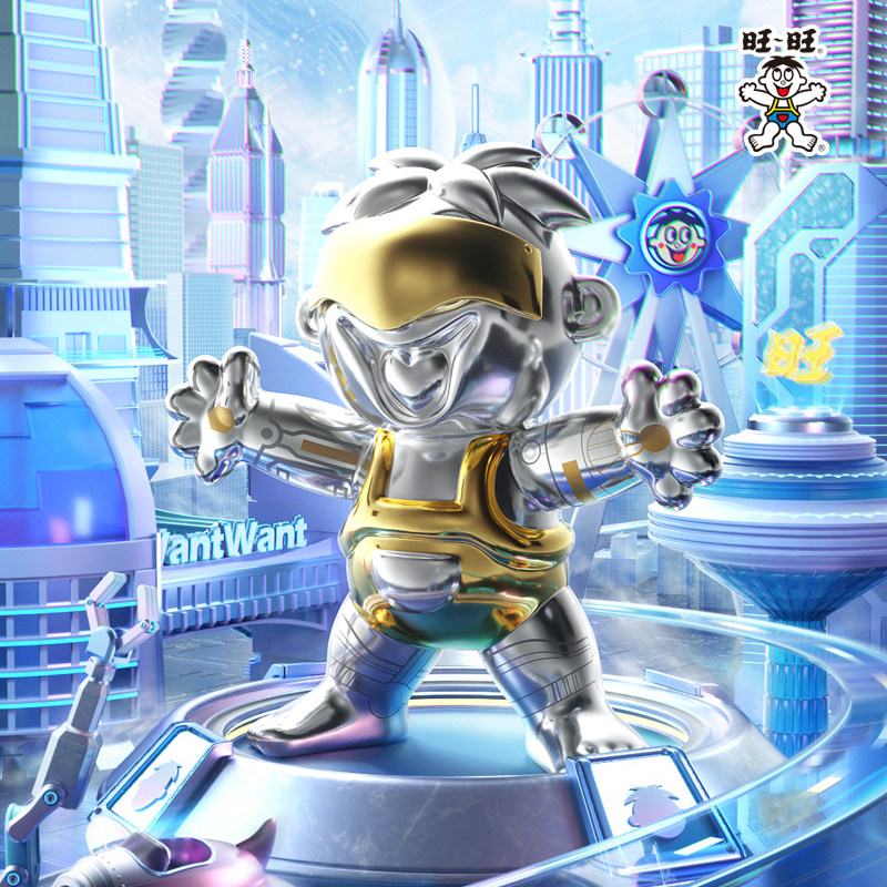 hot kid旺仔俱乐部周边旺仔潮玩公仔