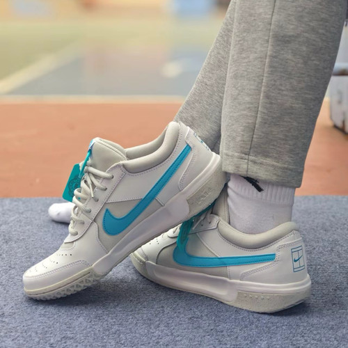 Nike Court Lite 3 Air Zoom 织物皮革防滑低帮网球鞋DV3258-100