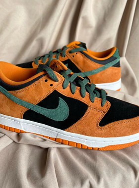 Nike Dunk Low黑橙防滑低帮运动休闲板鞋DA1469-001