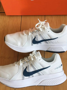 Nike Run Swift 2 织物耐磨透气低帮休闲跑步鞋 男款CU3517-101