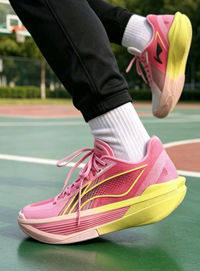 LiNing李宁 ULTRALIGHT 超轻2025樱桃防滑耐磨篮球鞋ABAV007-22