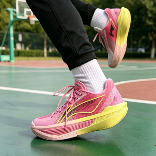 LiNing李宁 ULTRALIGHT 超轻2025樱桃防滑耐磨篮球鞋ABAV007-22