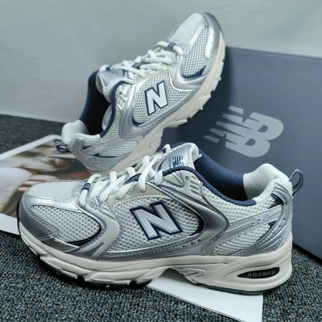 New Balance NB 530 春季 舒适 皮革减震耐磨 低帮跑步鞋MR530KA