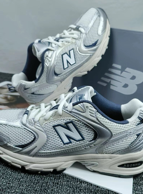 New Balance NB 530 春季 舒适 皮革减震耐磨 低帮跑步鞋MR530KA