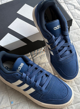 adidas D-PAD CLASSIC 小锯齿 舒适百搭男女同款板鞋蓝白色KZ5570