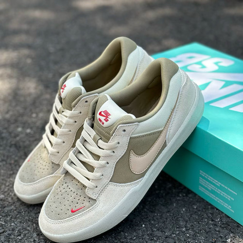 Nike SB Force 58 舒适百搭 防滑耐磨板鞋 男款 褐色DV5477-106
