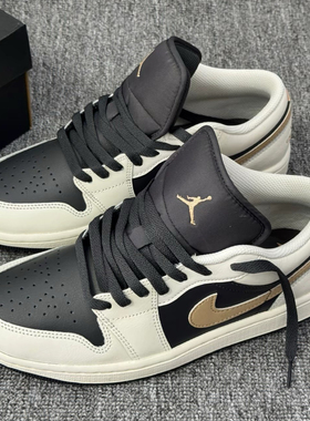 Jordan Air Jordan 1 皮革 休闲舒适简约百搭减震低帮 IH0649-021