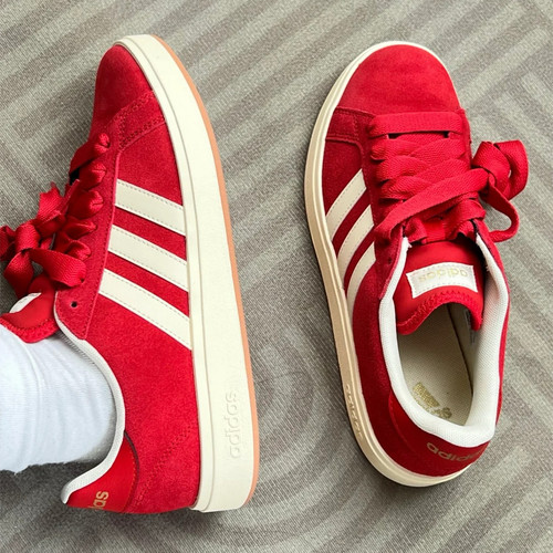 adidas originals Grand Court Base 00s舒适柔软低帮 板鞋KH6991