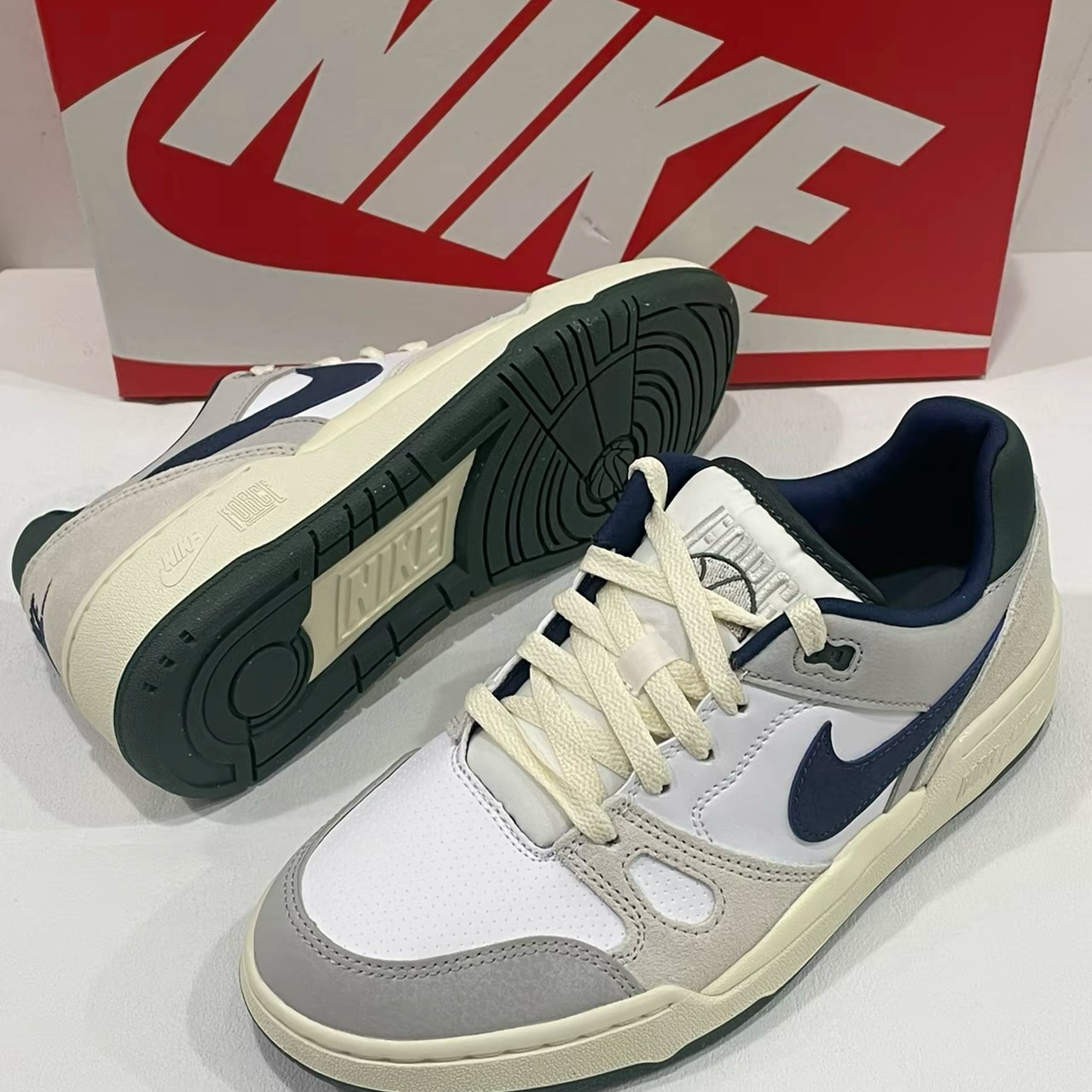 Nike Full Force男鞋休闲耐磨板鞋黑白低帮休闲运动鞋 FZ3595-100