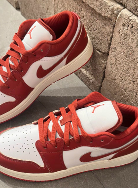 Nike Air Jordan 1 Low AJ1白红复古低帮篮球鞋FJ3465-160