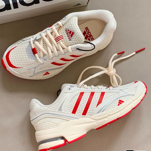 adidas 寻光者舒适百搭网布减震耐磨低帮休闲跑步鞋JH8027
