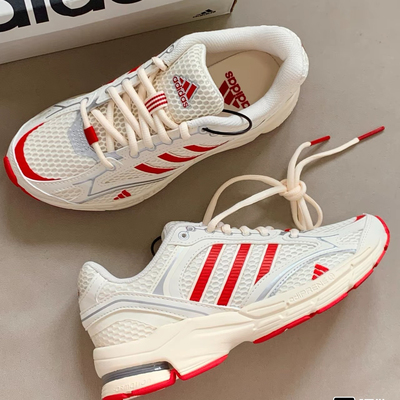 adidas 寻光者舒适百搭网布减震耐磨低帮休闲跑步鞋JH8027