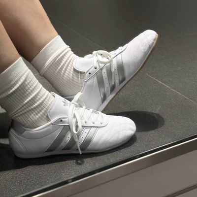 adidas originals Taekwondo 皮革简约舒适 低帮生活休闲鞋JS1192