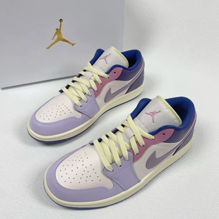 Jordan DZ2768 AJ1粉紫色复活节低帮复古篮球鞋 651 Low Air