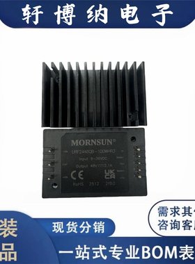 URF2448QB-100WHR3金升阳DC-DC电源模块9-36V转48V2.1A带散热片