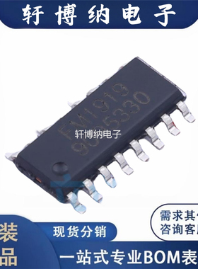 FM1919 封装 SOP-16  双通道直流马达驱动器 电机驱动芯片 可直拍