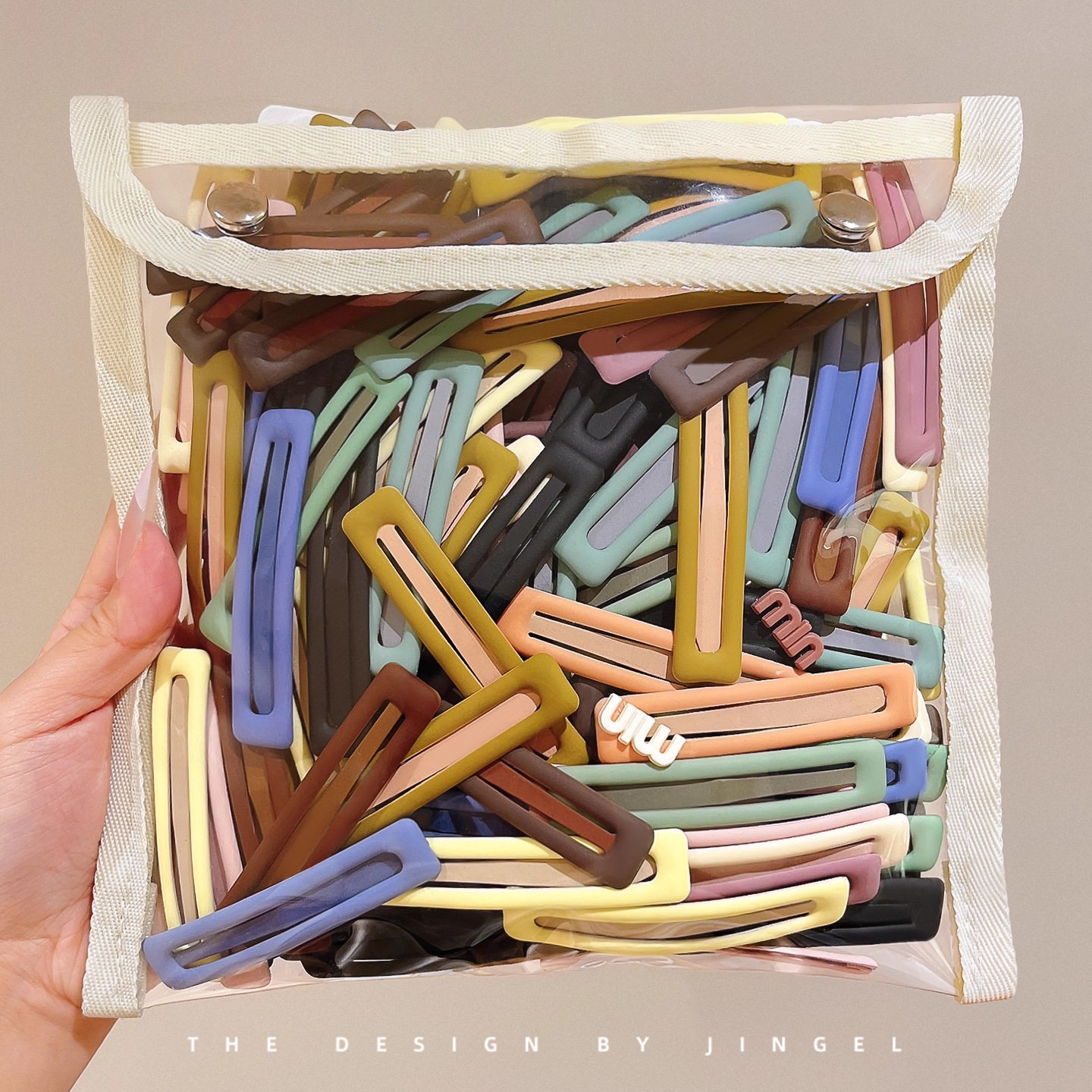 tktk发夹女2025新款高端后脑勺碎发整理侧边刘海bb夹发卡夹子头饰