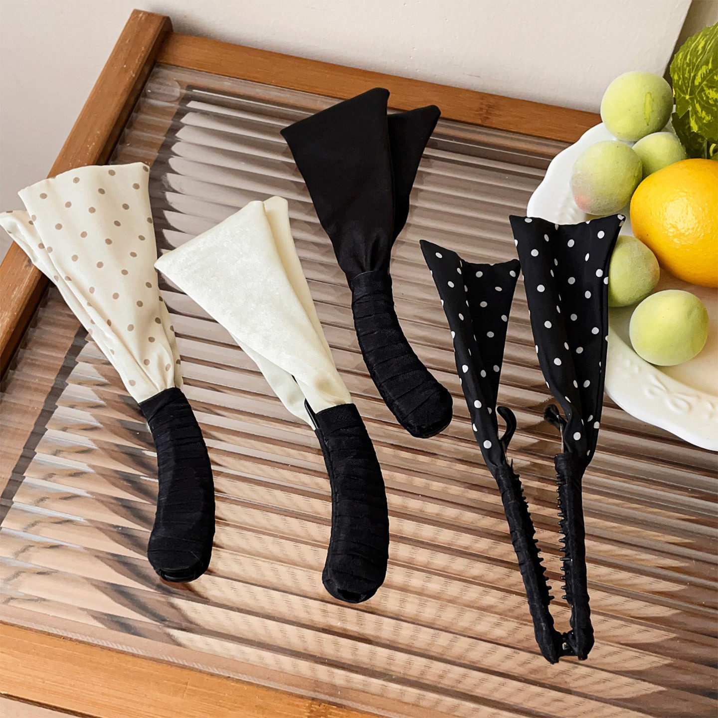 tktk跨境爆款蝴蝶结翅膀香蕉夹高马尾夹子固定高端后脑勺发夹头饰